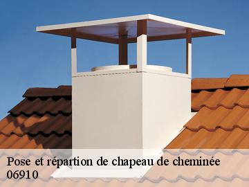 Pose et répartion de chapeau de cheminée  06910